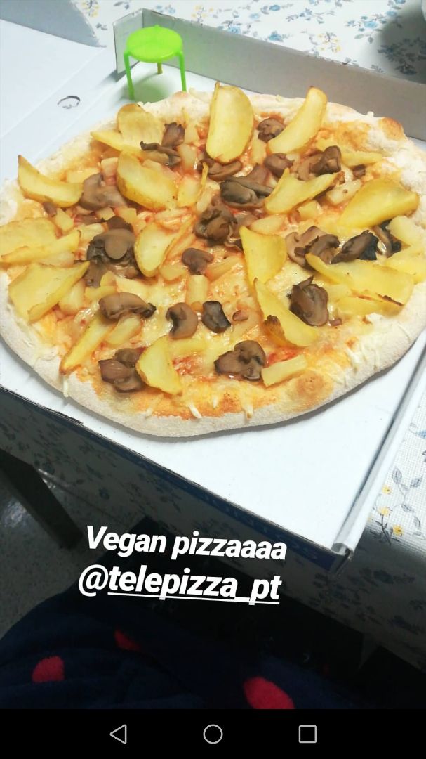 photo of Telepizza Pizza Vegana shared by @joanam on  18 Feb 2020 - review