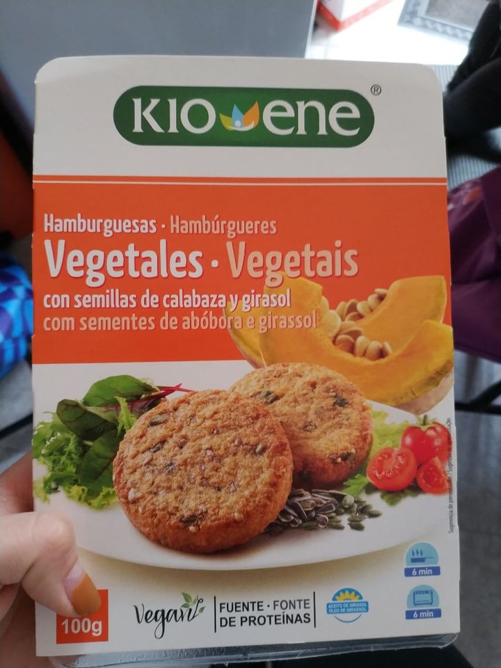 photo of Kioene Hamburguesas Vegetales Con Berenjenas shared by @albuuria on  07 Mar 2020 - review