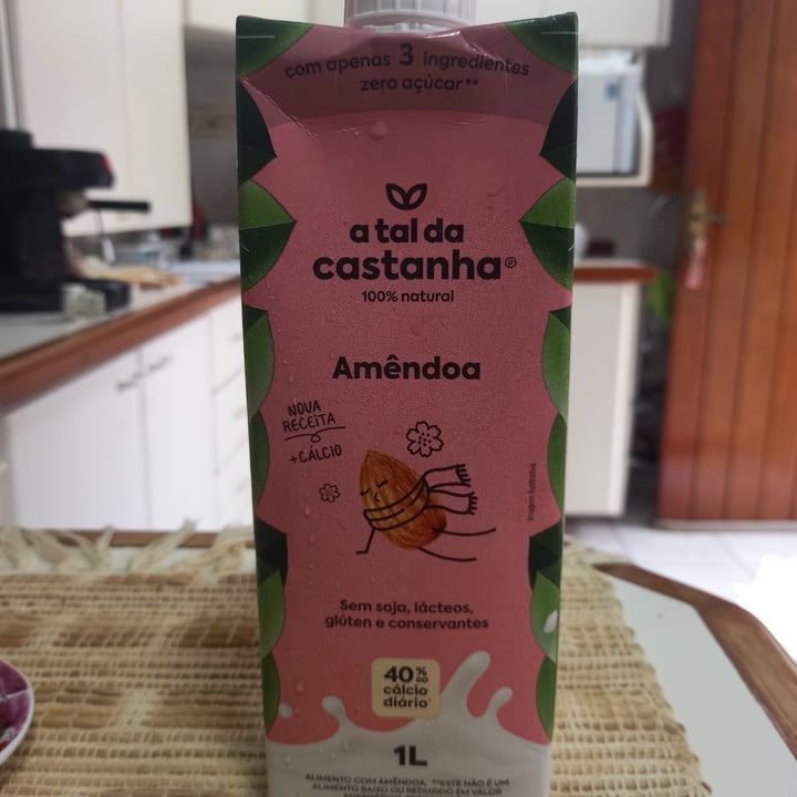 photo of Bebida vegetal a tal da castanha Bebida orgânica a tal da castanha shared by @animalbrothers on  29 Apr 2022 - review