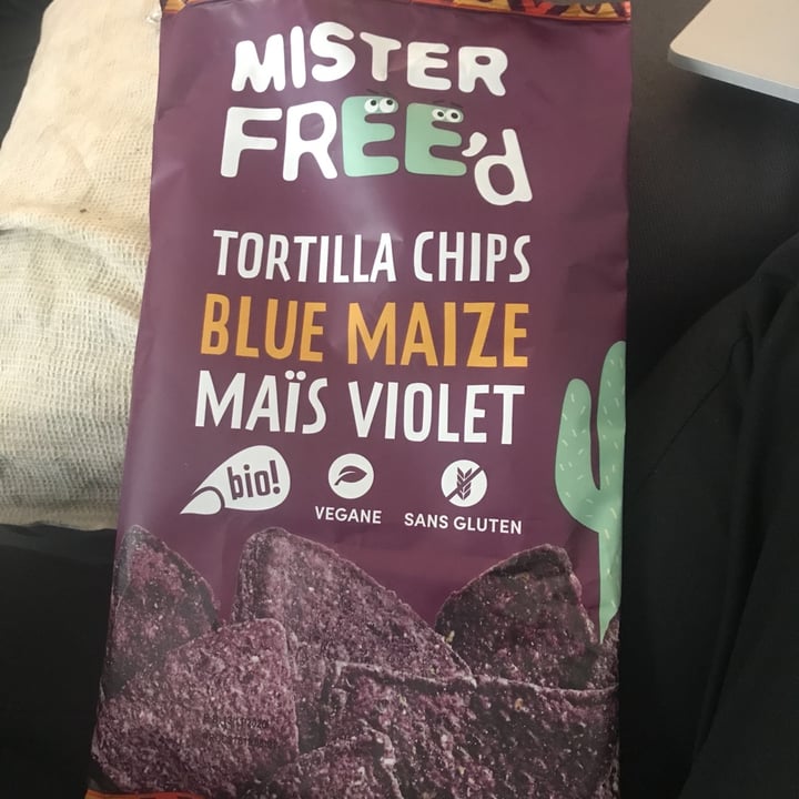 photo of Mister Free'd Tortilla Chips Blue Maze shared by @veganliving on  09 May 2020 - review