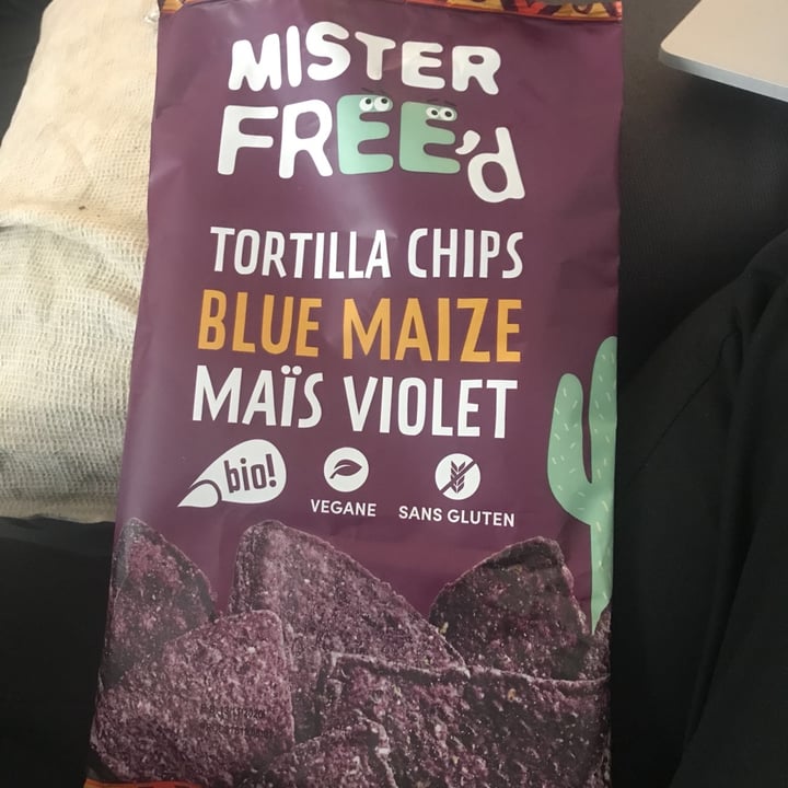 review photo of Mister Free'd Tortilla Chips Blue Maze shared by @veganliving on 09 May 2020 - review