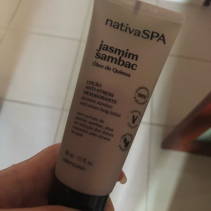 review photo of O Boticário Nativa SPA Loção Anti-stress shared by @oleinisckibruna on 10 Dec 2021 - review