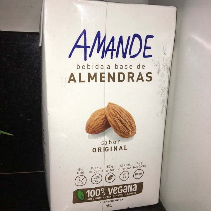 photo of Amande Leche de Almendras shared by @malucasali on  26 Oct 2020 - review