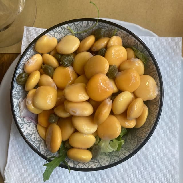 Photo of the dish “Lupini Con Pepe E Capperi”