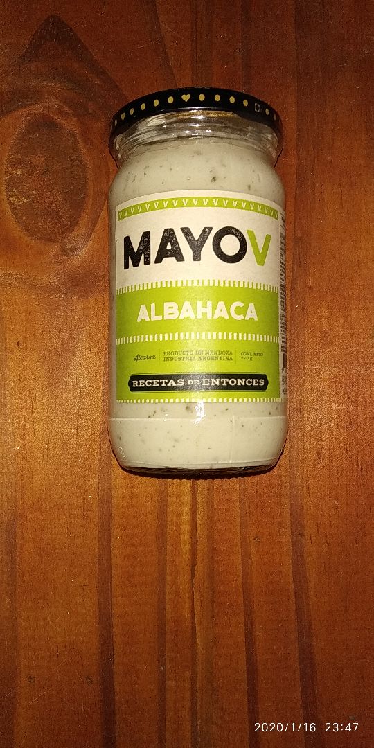 photo of Alcaraz Gourmet Mayonesa de Albahaca MayoV shared by @mastranga on  17 Jan 2020 - review