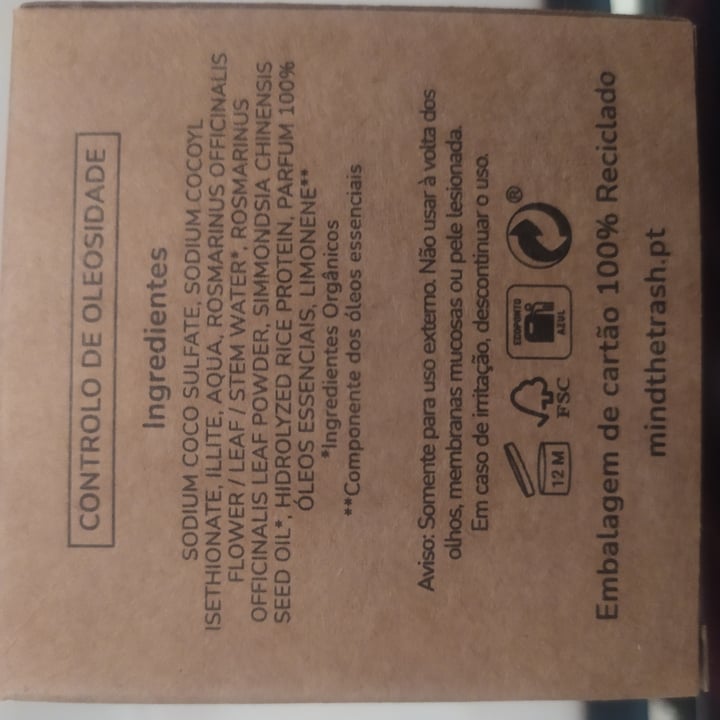 review photo of mind the trash Champô Sólido Cabelos Oleosos shared by @valengel on 29 Mar 2022 - review
