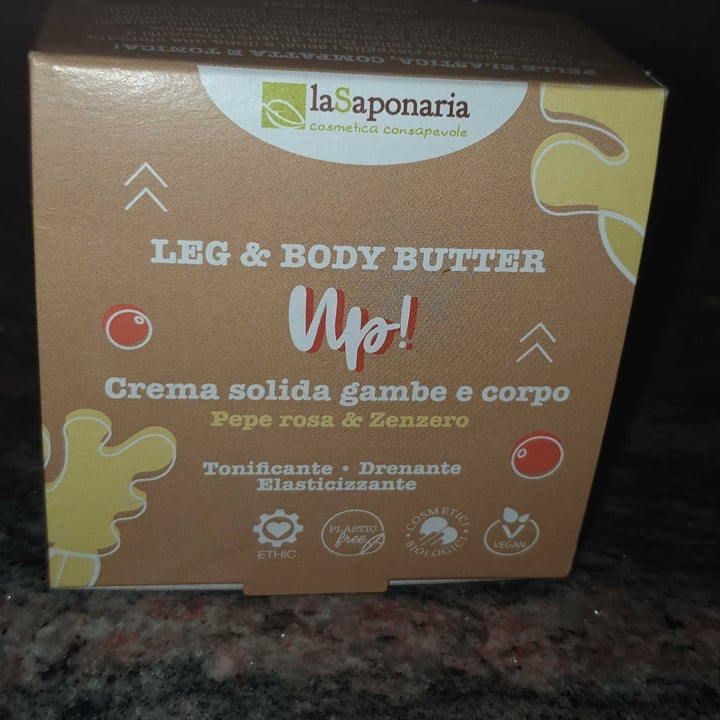 review photo of La Saponaria Crema solida gambe e corpo UP! shared by @marihola on 08 Jan 2023 - review