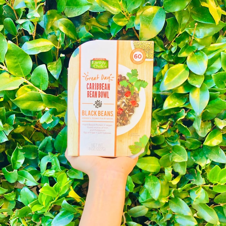 review photo of Natureโs Earthly Choice Caribbean bean bowl shared by @meredithsveganlife on 13 Dec 2020 - review