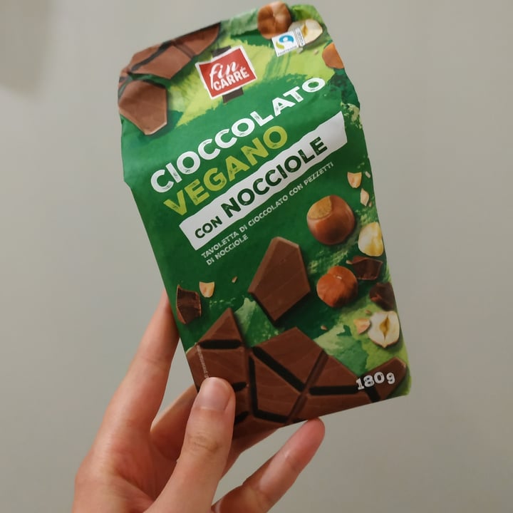 photo of Fin Carré Cioccolata vegana alle nocciole shared by @rcccll on  29 Mar 2022 - review