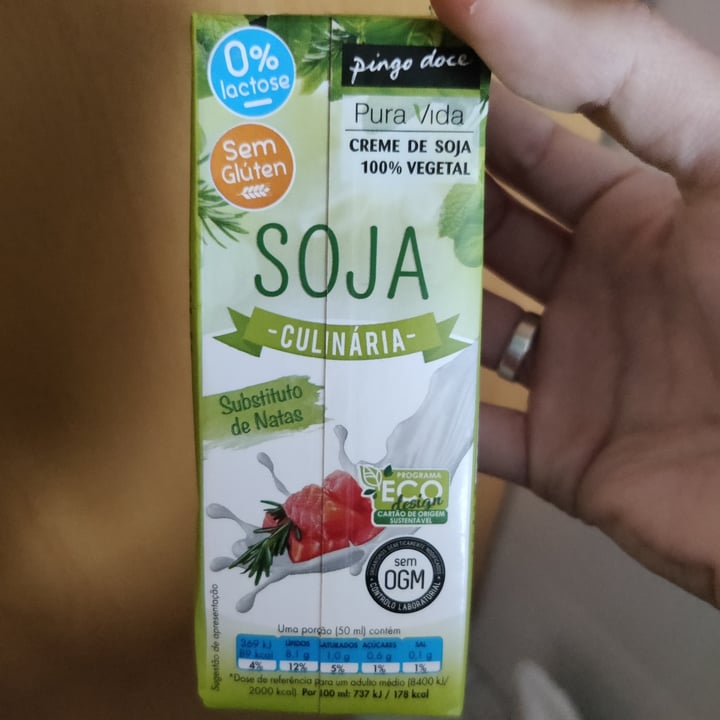 review photo of Pingo doce Creme De Soja shared by @inesvi on 13 Oct 2021 - review