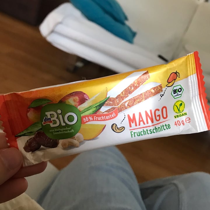 photo of dmBio Mango Fruitbar | Mango Fruchtschnitte shared by @angpic on  27 Jul 2022 - review