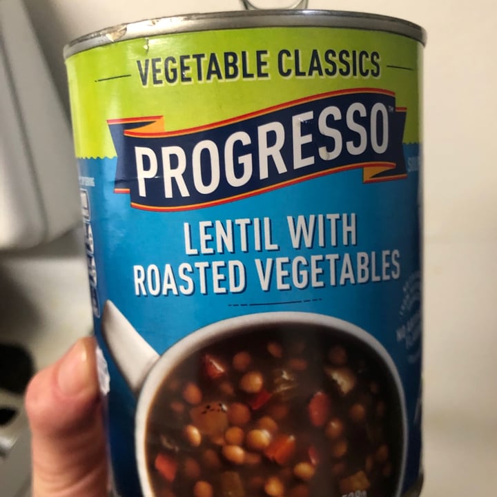 photo of Progresso Lentil with roasted vegetables soup shared by @alex on  07 Jan 2021 - review