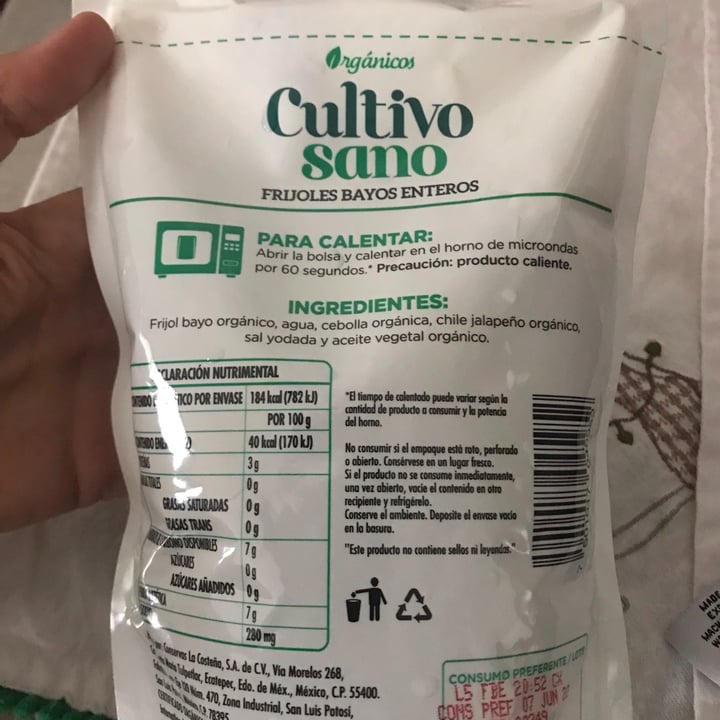 photo of Cultivo sano Frijol Bayo shared by @bedid on  29 Jul 2021 - review