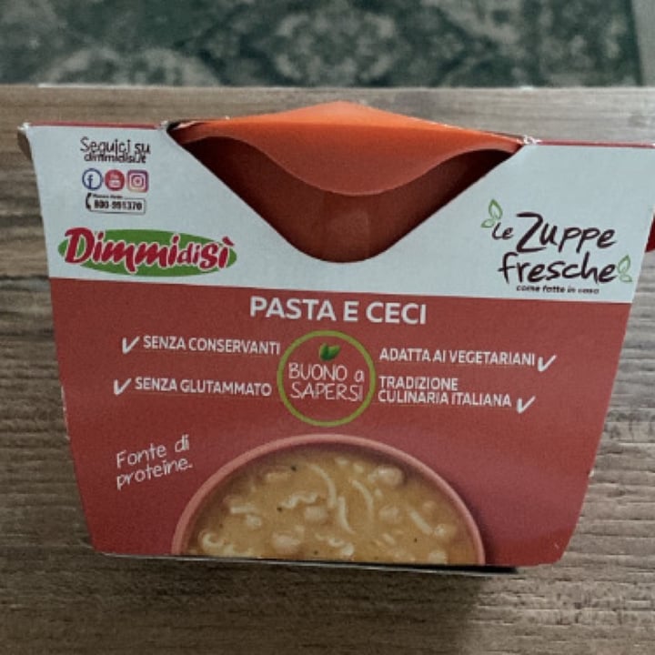 review photo of Dimmidisi Le zuppe fresche - pasta e ceci shared by @fraancy on 15 Sep 2022 - review