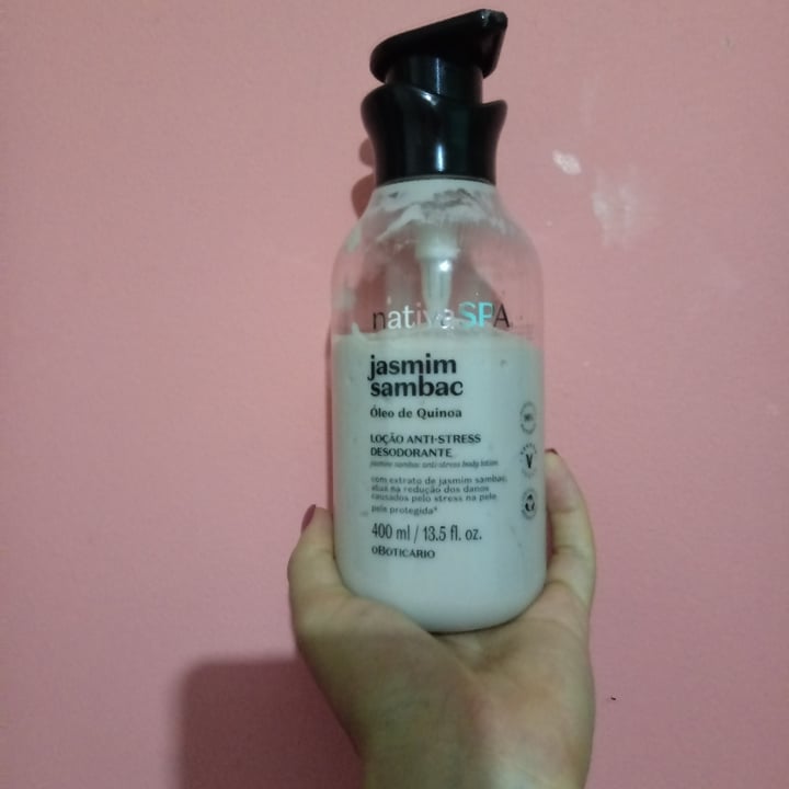 review photo of O Boticário Loção anti-stress jasmim sambac shared by @isabelasabrine on 19 Jan 2022 - review