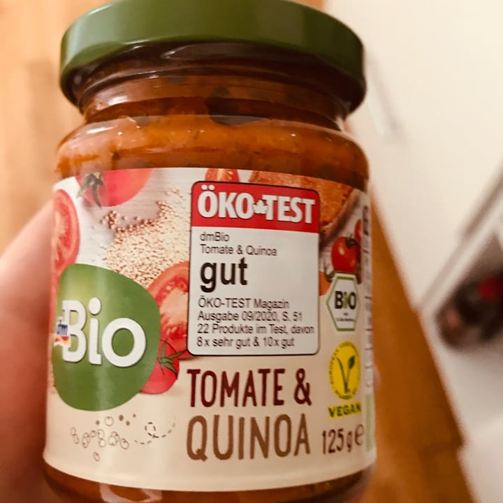 review photo of dmBio Tomate-Quinoa-Aufstrich shared by @deniz on 30 Jul 2021 - review