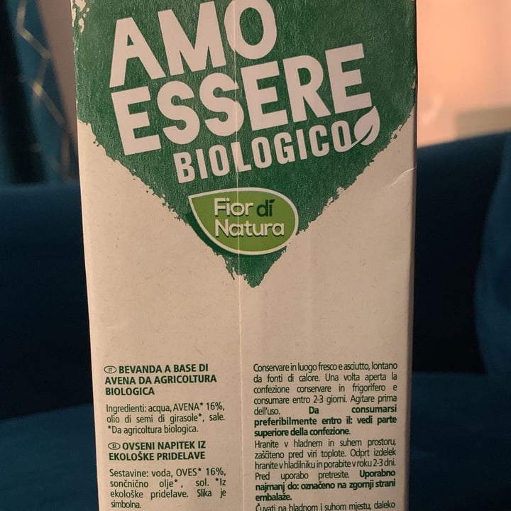 photo of Amo Essere Biologico Fior Di Natura bevanda di avena shared by @ischarotate on  29 Oct 2022 - review