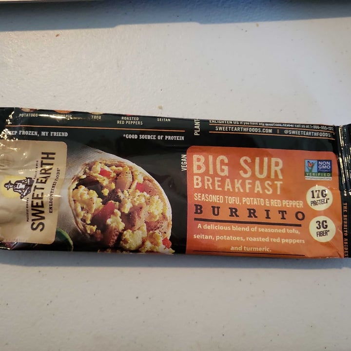 photo of Sweet Earth Big Sur Breakfast Burrito shared by @luvinarms on  28 Aug 2022 - review