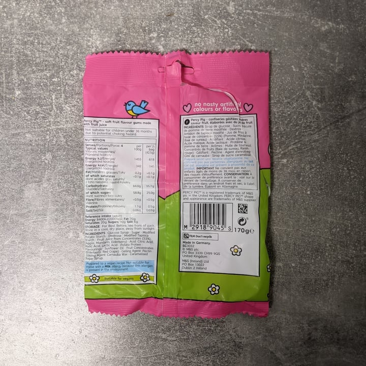 photo of Marks & Spencer Food (M&S) percy pig shared by @katchan on  16 Oct 2022 - review