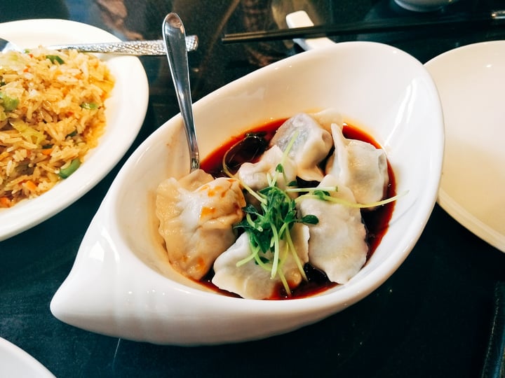 photo of Qi - House of Sichuan Chili Oil Vegetarian Wontons shared by @lou on  16 May 2018 - review