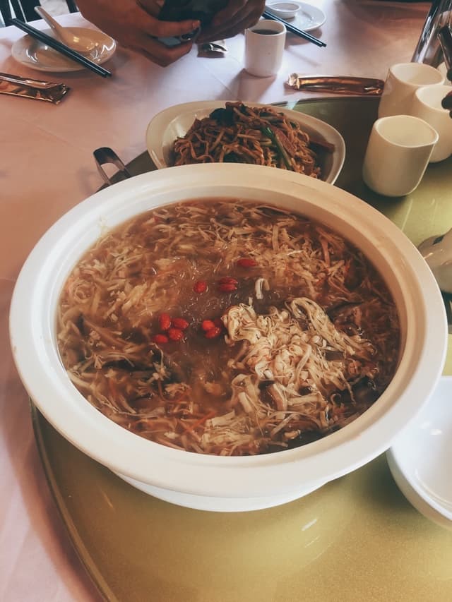 Photo of the dish “Vegan Sharks Fin Soup”
