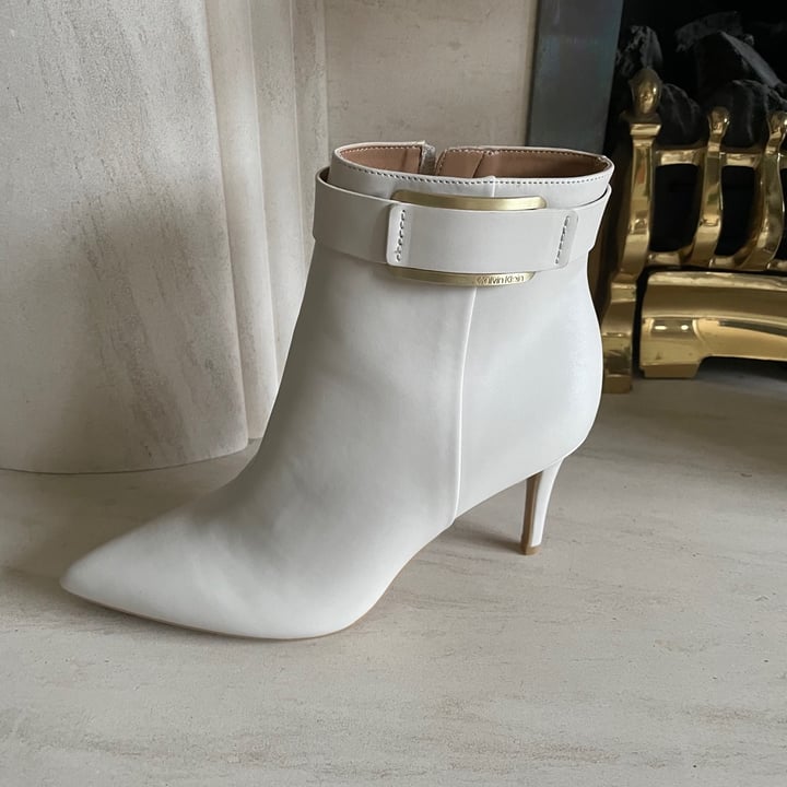 Calvin Klein Off White Gitar Ankle Boots Review abillion