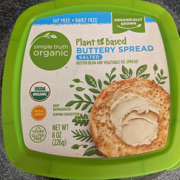 photo of Simple Truth Plant based buttery spread - salted shared by @veganstarr on  08 Oct 2020 - review