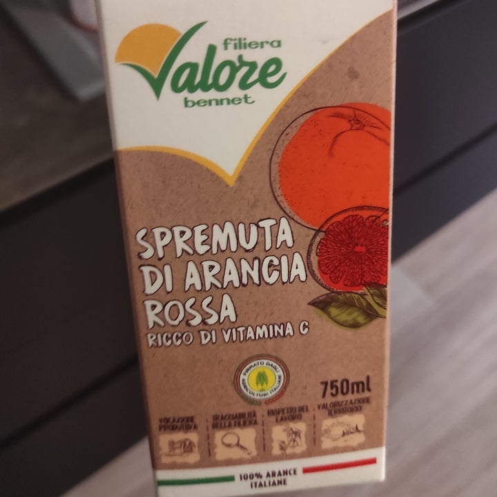 photo of Filiera Valore Bennet Spremuta Di Arancia Rossa shared by @vegari on  23 Sep 2022 - review