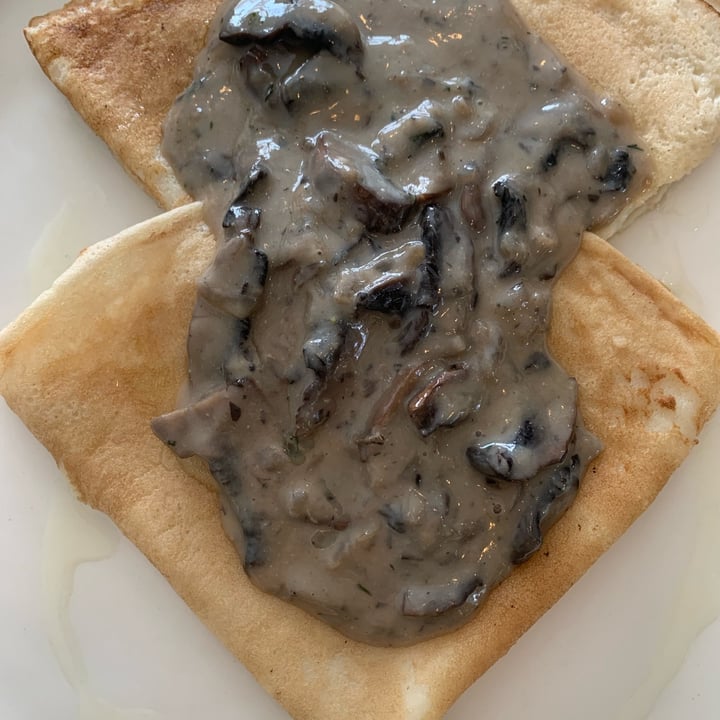 photo of The Holy Spirit Vodka Bar and Restaurant Pancakes in creamy mushroom sauce with herbs shared by @kimmartin on  01 Sep 2022 - review
