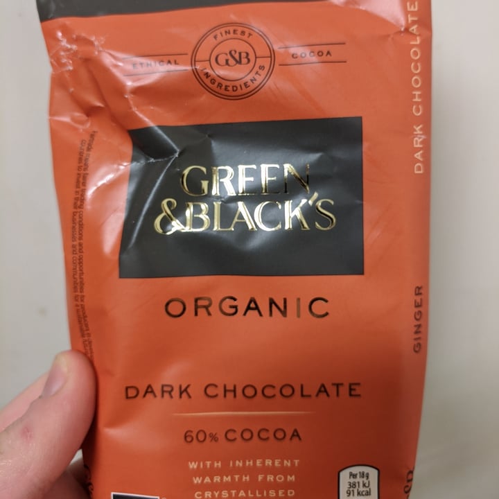 photo of Green & Black's Ginger chocolate shared by @kurtlubin on  08 Sep 2020 - review