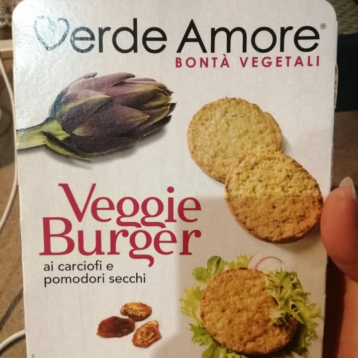 review photo of Verde Amore Veggie Burger ai carciofi e pomodori secchi shared by @serenasign on 03 Aug 2022 - review