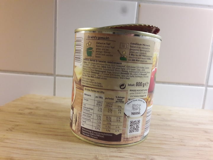 review photo of Maggi Ravioli - Gemüse In Tomatensauce shared by @hamburgerdeern91 on 17 Feb 2020 - review