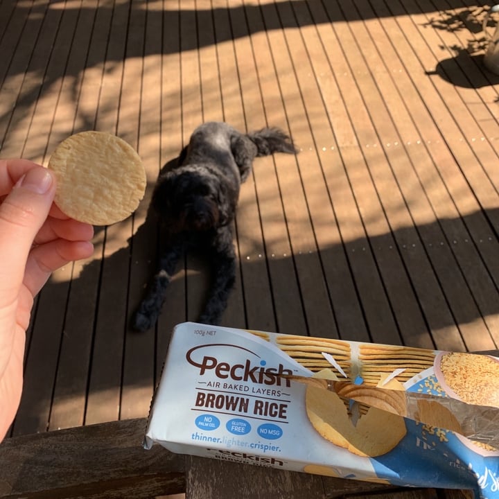 photo of Peckish Brown Rice Crackers shared by @hakamme on  01 Apr 2020 - review