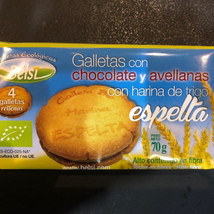 photo of Belsi Galletas ecológicas con chocolate y avellanas shared by @neil on  29 Oct 2020 - review