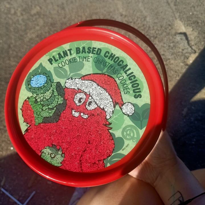 CookieTime Plant Based Chocalicious Christmas Cookies Bucket
