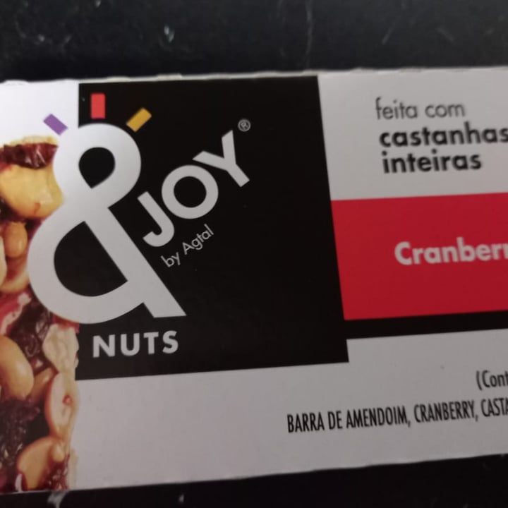 photo of & Joy by Agtal Barra de cereais cranberry shared by @ricardochahine on  13 Jul 2021 - review