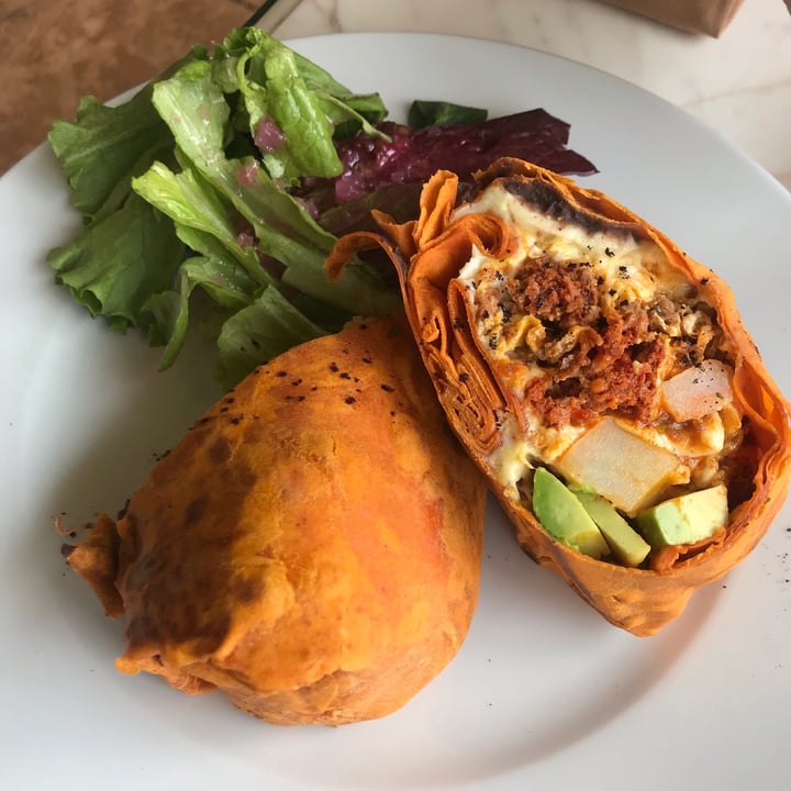 photo of Burrito Amor Coconut quesadilla Burrito shared by @burnieburns on  01 Jun 2020 - review