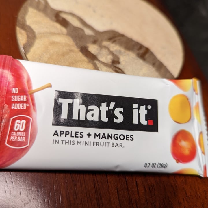 photo of That’s it Apples+Mangoes Mini Fruit Bars shared by @ethel78 on  29 May 2022 - review