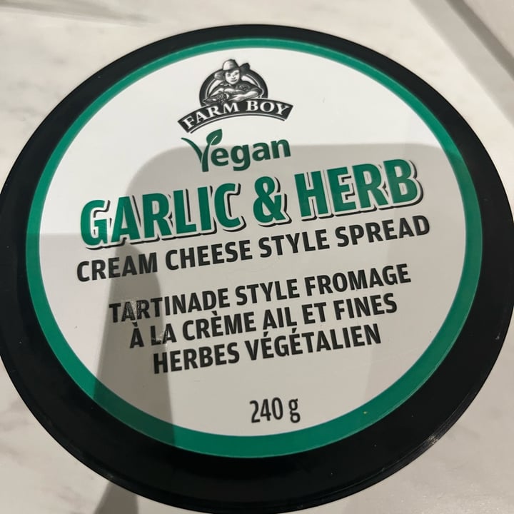 review photo of Farm Boy garlic and herb cream cheese shared by @kavirac on 06 Nov 2022 - review