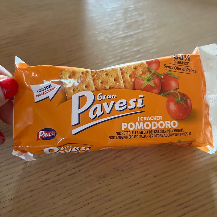 photo of Gran pavesi Crackers al pomodoro shared by @agatab on  14 Apr 2022 - review