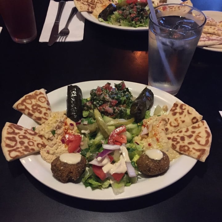 photo of Open Sesame Vegetarian Sampler Plate shared by @acewilde on  21 Dec 2019 - review