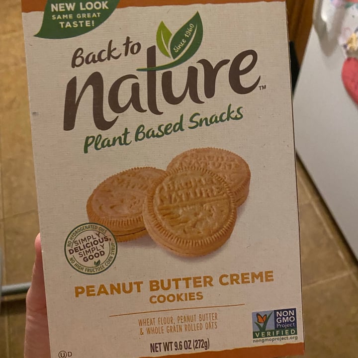 photo of Back to Nature  Peanut Butter Creme Cookies shared by @sandra741219 on  21 Aug 2021 - review