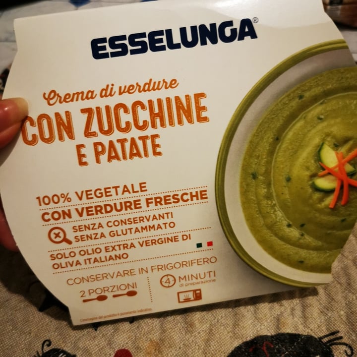 photo of  Esselunga Crema di verdure con zucchine e patate shared by @valentinacanepa on  03 Apr 2022 - review