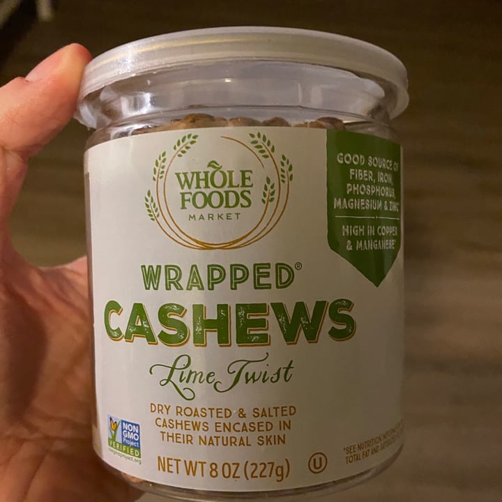 photo of Whole Foods Market Wrapped Cashews Lime Twist shared by @jessierose on  19 Sep 2021 - review