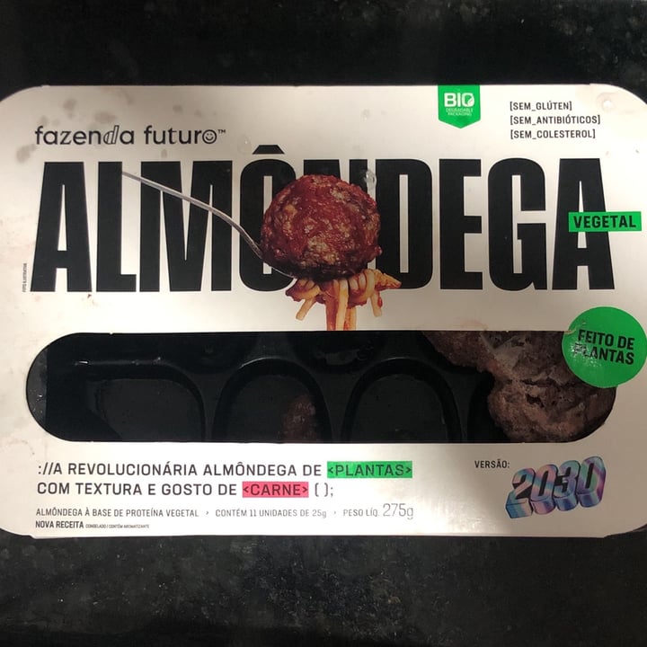 review photo of Fazenda Futuro - Future Farm Fazenda Do Futuro Almôndega Vegetal shared by @claramontv on 01 Dec 2022 - review