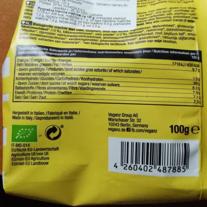 review photo of Veganz Cracker Onion shared by @owly on 02 Apr 2022 - review