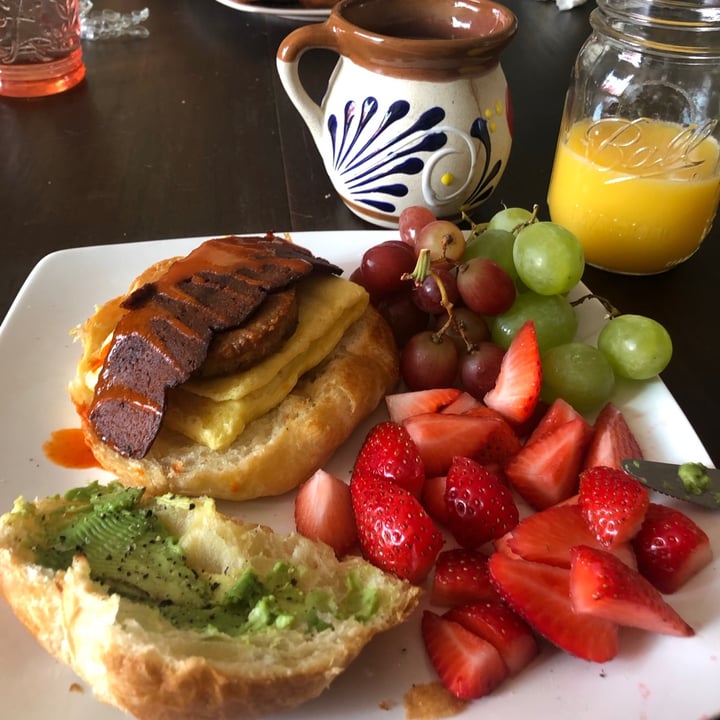 photo of Whole Foods Market vegan croissants shared by @callmemarleigh on  29 Dec 2020 - review