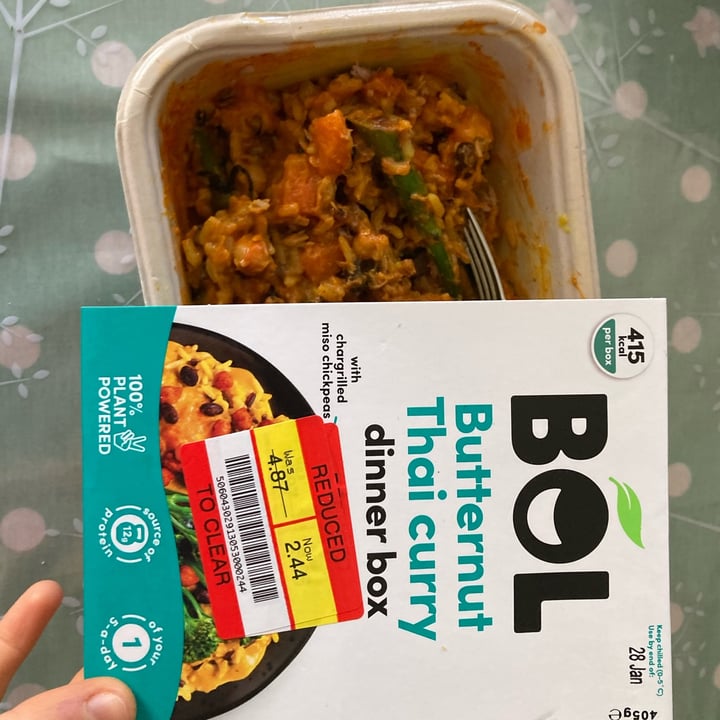 photo of BOL Butternut thai curry shared by @vegismyguy on  25 Feb 2022 - review