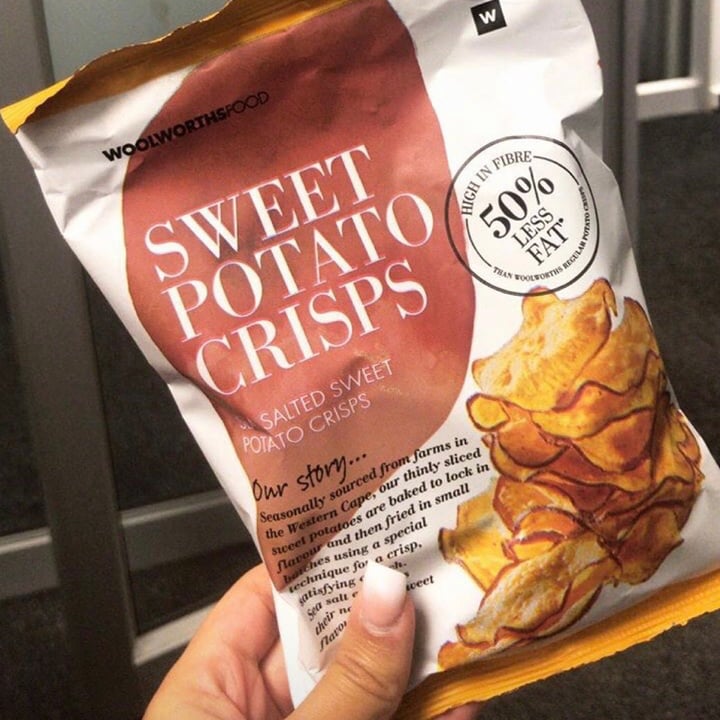 photo of Woolworths Food Veggie Crisps Sea Salted Sweet Potato Crisps shared by @plantpoweredpayalla on  08 Oct 2020 - review