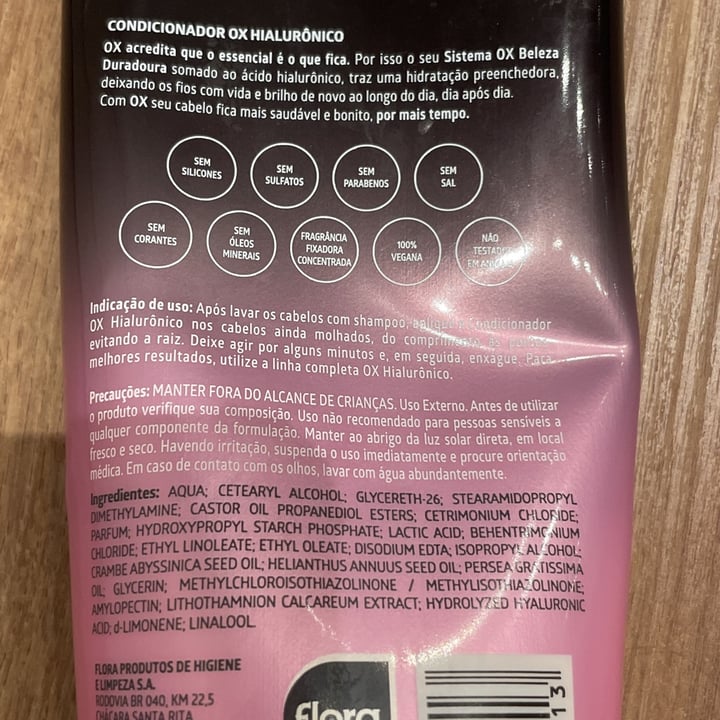 review photo of Ox Ox hialurônico hidratação preenchedora shared by @manoela06 on 14 Nov 2022 - review
